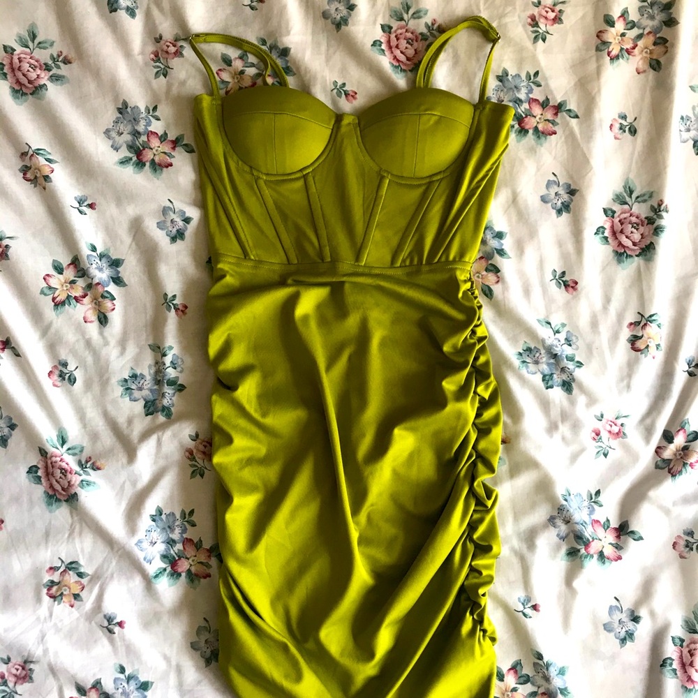 SHEIN Corset Ruched Dress